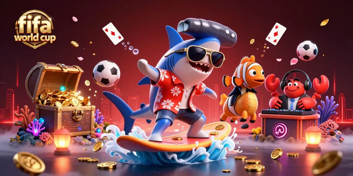 Engage with your fifa world cup betting strategies in a vibrant underwater scene filled with exciting casino elements.