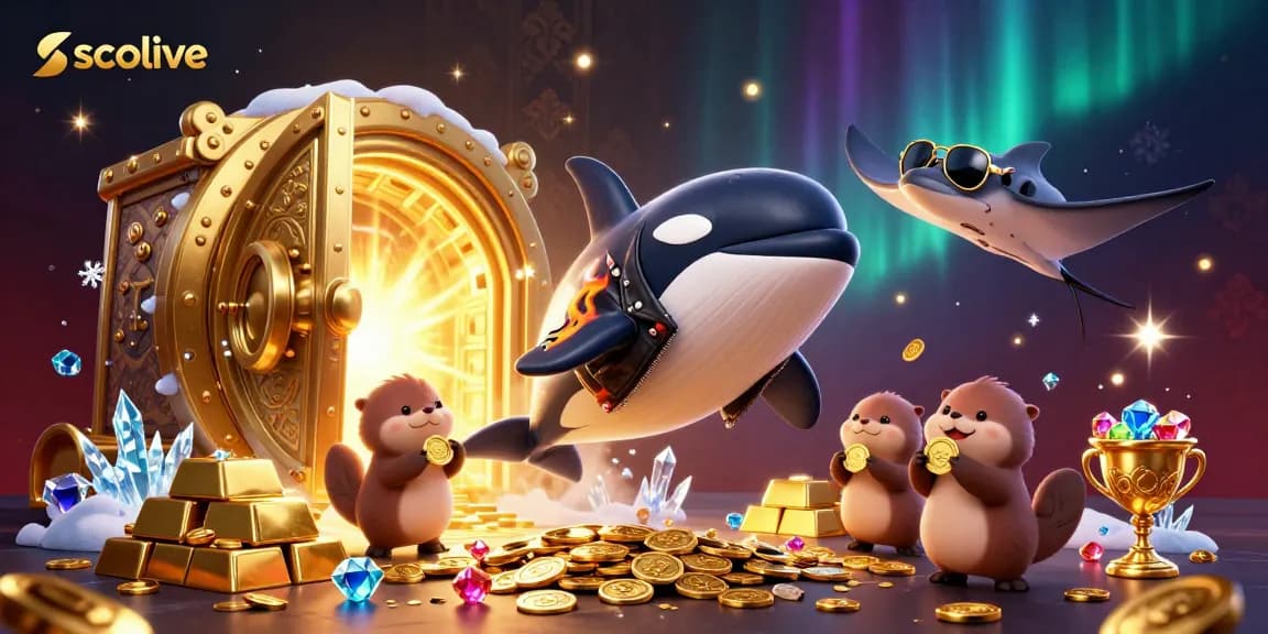 Socolive challenges players with a thrilling gaming scene filled with animated characters and treasures.