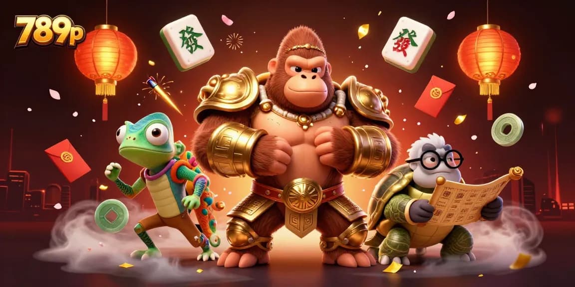 Experience the vibrant excitement of 789p with a colorful casino-themed digital art illustration.