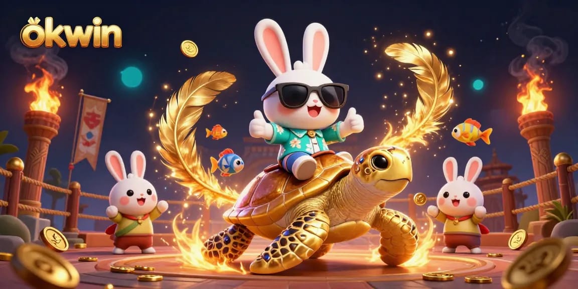 Engage with thrilling games at okwin while enjoying a lucky rabbit's adventures.