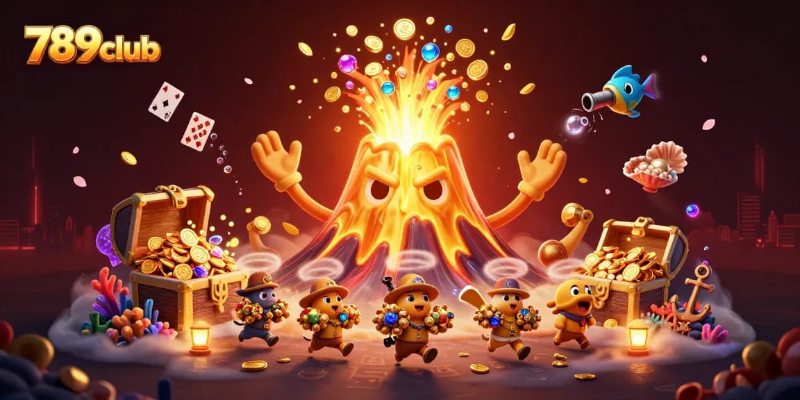 Experience the winning treasure rush at 789club, where fortune erupts in a vibrant casino scene.