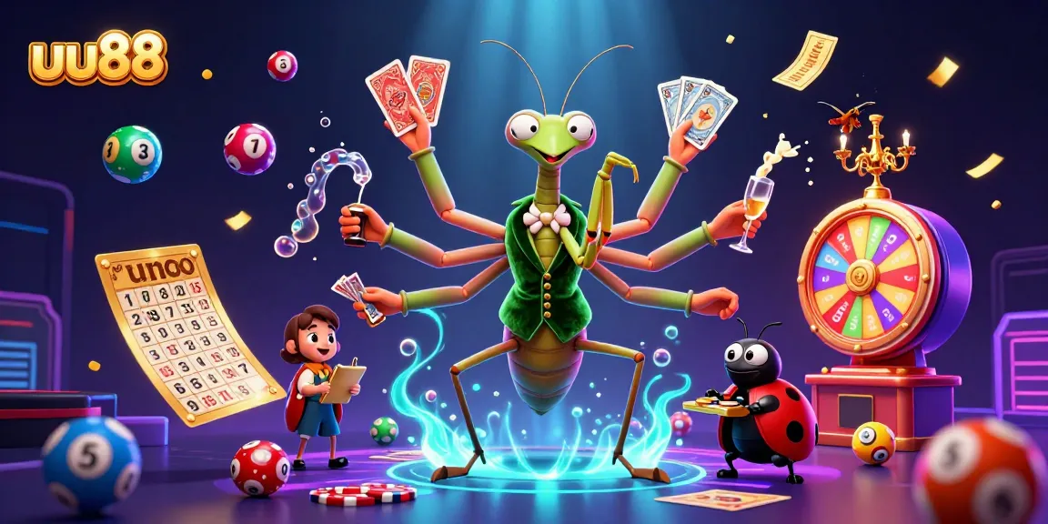 Experience thrilling gameplay at uu88 with vibrant lottery elements and engaging characters.