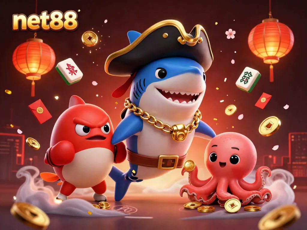 Experience thrilling fun at net88 with exciting casino adventures featuring colorful 3D characters.