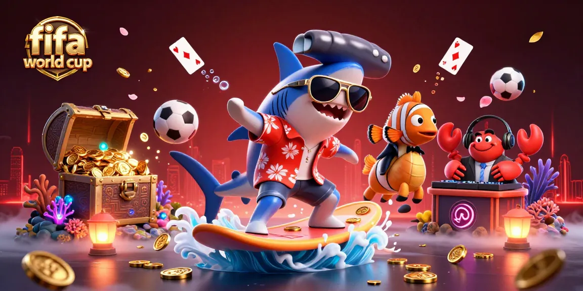Engage with your fifa world cup betting strategies in a vibrant underwater scene filled with exciting casino elements.