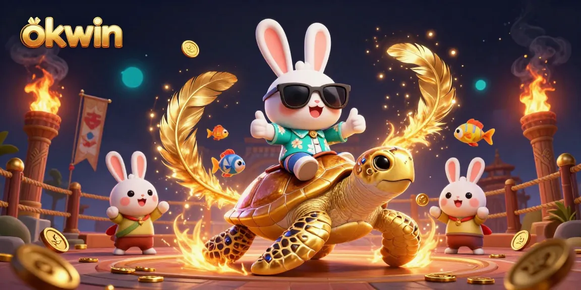Engage with thrilling games at okwin while enjoying a lucky rabbit's adventures.